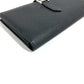 HERMES H Logo Bearn Souffle Bifold Long Wallet, Epson, Unisex, Black