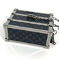 LOUIS VUITTON M77167 Monogram Eclipse Earphone Pouch for AirPods with Chain, Monogram Eclipse Canvas, Unisex, Black