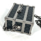 LOUIS VUITTON M77167 Monogram Eclipse Earphone Pouch for AirPods with Chain, Monogram Eclipse Canvas, Unisex, Black