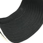CHANEL 22P CC Coco Mark Ribbon Hat/Sun Visor for Women, Black