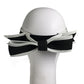 CHANEL 22P CC Coco Mark Ribbon Hat/Sun Visor for Women, Black