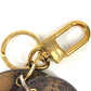 LOUIS VUITTON M69317 モノグラムジャイアント ポルトクレイリュストレ キーホルダー キーリング キーチェーン バッグチャーム モノグラムジャイアントキャンバス ユニセックス ブラウン