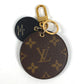 LOUIS VUITTON M69317 モノグラムジャイアント ポルトクレイリュストレ キーホルダー キーリング キーチェーン バッグチャーム モノグラムジャイアントキャンバス ユニセックス ブラウン