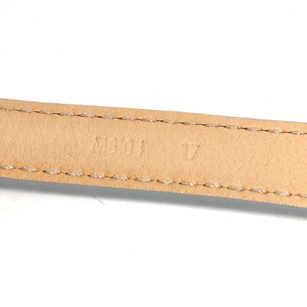 LOUIS VUITTON M8104F Bracelet LV Iconic Accessory Bracelet Leather Unisex Light Blue