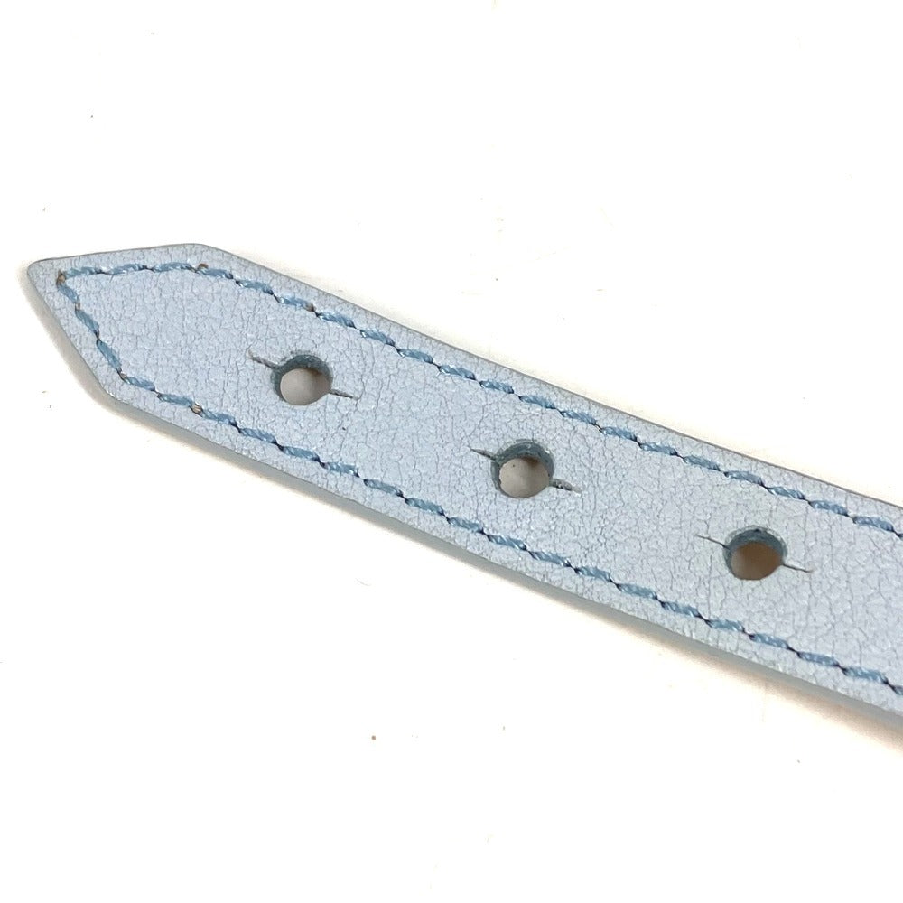 LOUIS VUITTON M8104F Bracelet LV Iconic Accessory Bracelet Leather Unisex Light Blue
