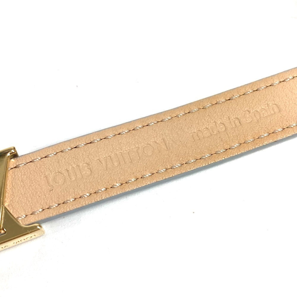 LOUIS VUITTON M8104F Bracelet LV Iconic Accessory Bracelet Leather Unisex Light Blue