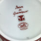 HERMES Guadalquivir tableware, cup and saucer set of 2, pair, plate, cup, mug, coffee cup, tea cup, ceramic, women's, white.