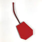 HERMES 2024 ของขวัญปีใหม่ Crochette ที่ห้อยกระเป๋า พวงกุญแจ Charm หนัง Unisex สีแดง