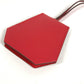HERMES 2024 ของขวัญปีใหม่ Crochette ที่ห้อยกระเป๋า พวงกุญแจ Charm หนัง Unisex สีแดง