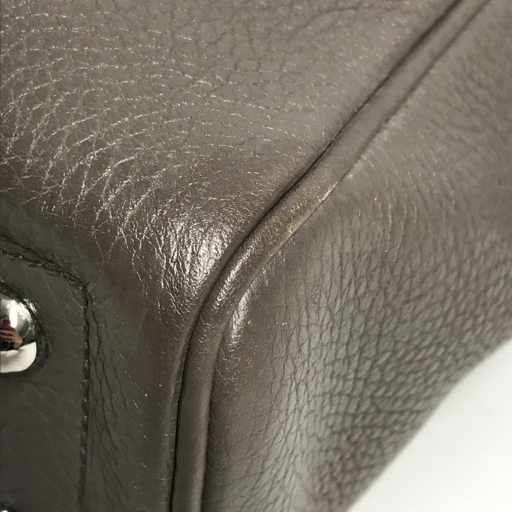 HERMES ビジネスバッグ ハンドバッグ ヴィクトリア 2 12H カバン 書類バッグ トートバッグ トリヨンクレマンス ユニセックス エタン グレー