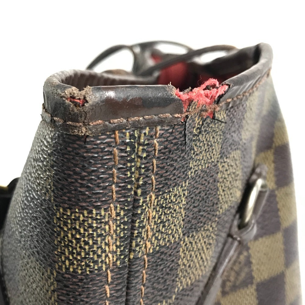 LOUIS VUITTON N51105 Damier Neverfull MM Bag, Shoulder Bag, Tote Bag, Damier Canvas, Unisex, Ebene Brown