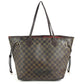 LOUIS VUITTON N51105 Damier Neverfull MM Bag, Shoulder Bag, Tote Bag, Damier Canvas, Unisex, Ebene Brown