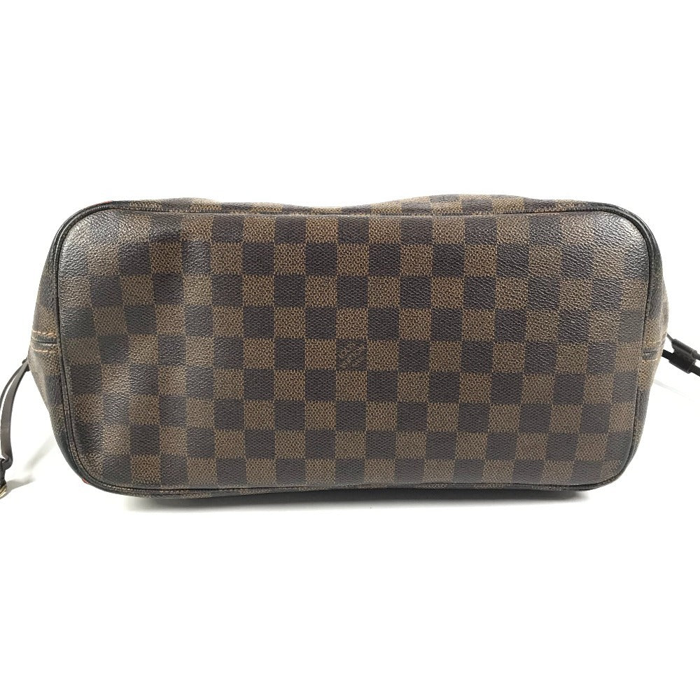 LOUIS VUITTON N51105 Damier Neverfull MM Bag, Shoulder Bag, Tote Bag, Damier Canvas, Unisex, Ebene Brown