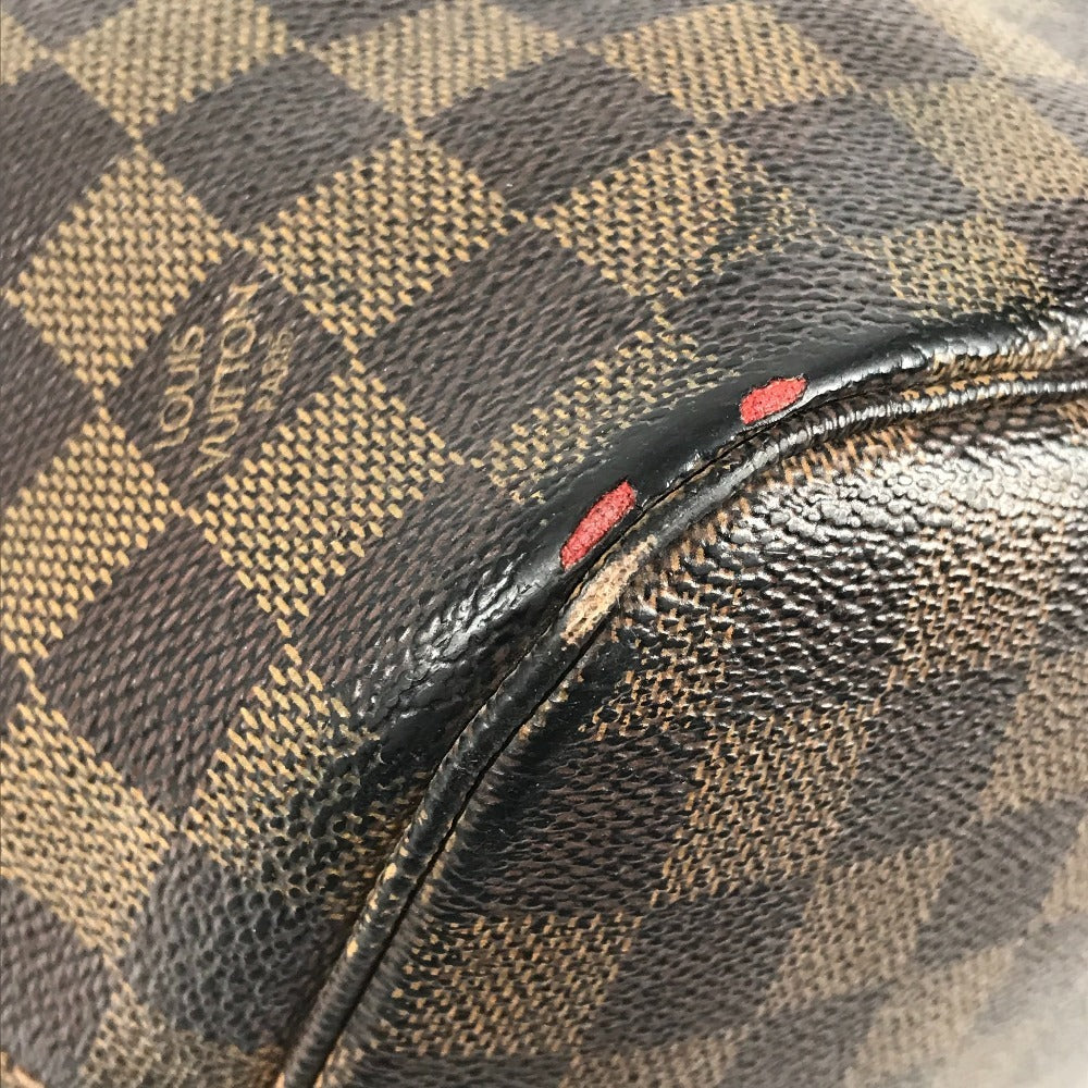 LOUIS VUITTON N51105 Damier Neverfull MM Bag, Shoulder Bag, Tote Bag, Damier Canvas, Unisex, Ebene Brown