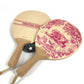 Dior Toile de Jouy Beach Racquet Set (2 racquets, ball, sports, interior decor, wood, unisex, pink)