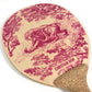 Dior Toile de Jouy Beach Racquet Set (2 racquets, ball, sports, interior decor, wood, unisex, pink)