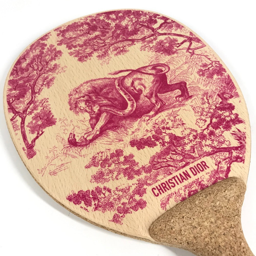 Dior Toile de Jouy Beach Racquet Set (2 racquets, ball, sports, interior decor, wood, unisex, pink)