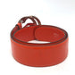 GUCCI 032 194 0979 GG Logo Fashion Accessory Belt Waist Belt Belt Leather Ladies Orange