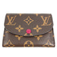 LOUIS VUITTON M41939 モノグラム ポルトモネロザリ コンパクトウォレット フラップ 2つ折り財布 モノグラムキャンバス ユニセックス フューシャ ブラウン