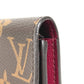 LOUIS VUITTON M41939 モノグラム ポルトモネロザリ コンパクトウォレット フラップ 2つ折り財布 モノグラムキャンバス ユニセックス フューシャ ブラウン
