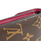 LOUIS VUITTON M41939 モノグラム ポルトモネロザリ コンパクトウォレット フラップ 2つ折り財布 モノグラムキャンバス ユニセックス フューシャ ブラウン