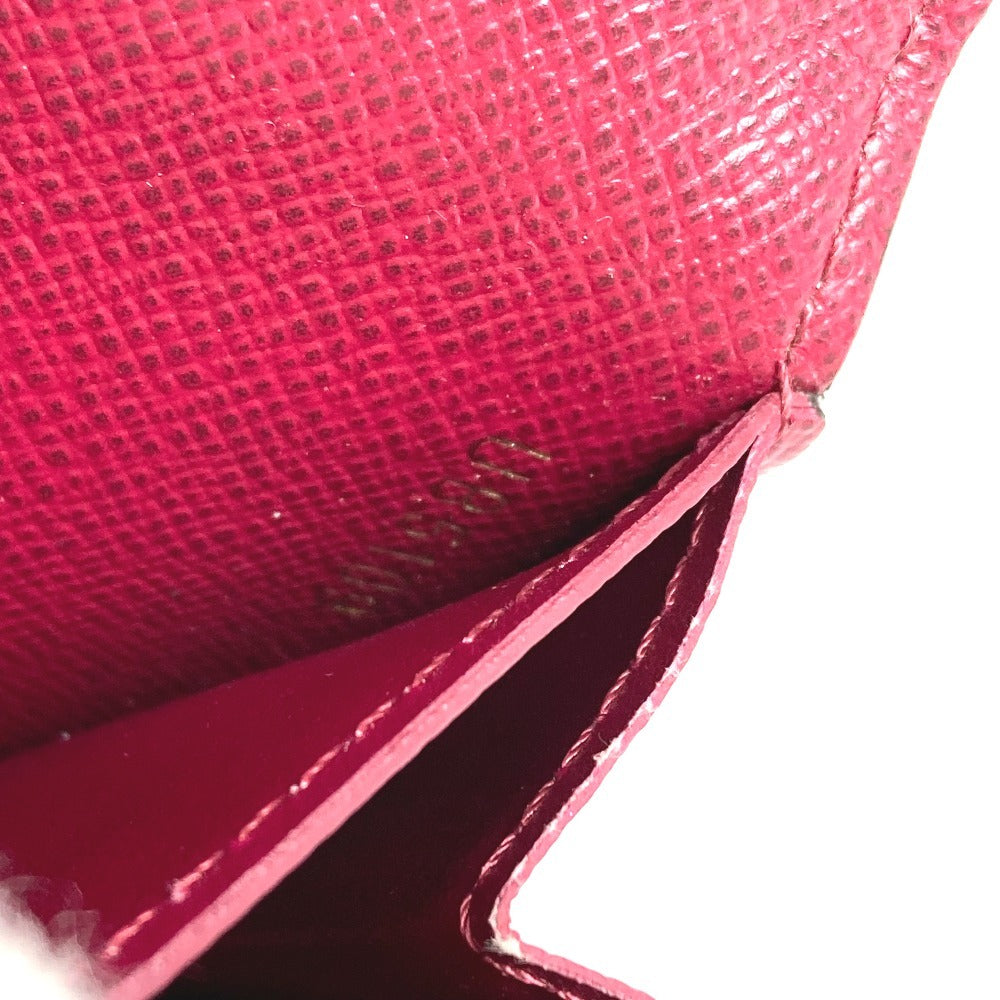 LOUIS VUITTON M41939 モノグラム ポルトモネロザリ コンパクトウォレット フラップ 2つ折り財布 モノグラムキャンバス ユニセックス フューシャ ブラウン