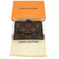 LOUIS VUITTON M41939 モノグラム ポルトモネロザリ コンパクトウォレット フラップ 2つ折り財布 モノグラムキャンバス ユニセックス フューシャ ブラウン