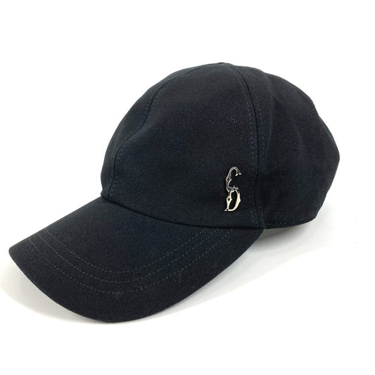 Dior 383C901A4511 CD Logo Apparel Hat Cap Baseball Cap Cotton Men's Black