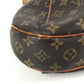 LOUIS VUITTON M56384 Monogram Thames PM Shoulder Bag, Monogram Canvas, Women's, Brown