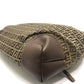 FENDI Zucchino Bag Tote Bag Handbag Shoulder Bag Canvas/Leather Unisex Beige