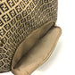 FENDI Zucchino Bag Tote Bag Handbag Shoulder Bag Canvas/Leather Unisex Beige