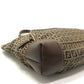 FENDI Zucchino Bag Tote Bag Handbag Shoulder Bag Canvas/Leather Unisex Beige