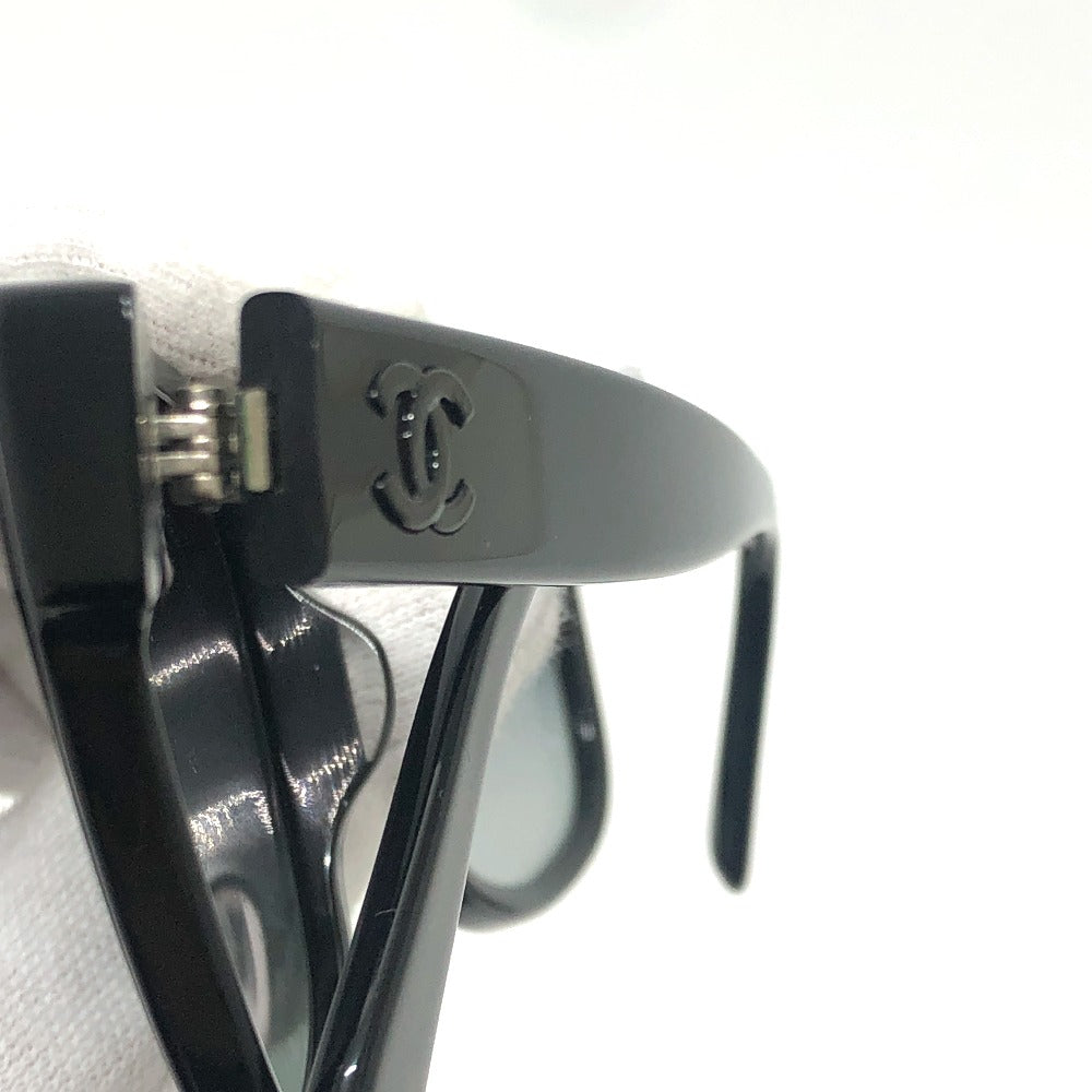CHANEL 5386-A ロゴ CC ココマーク ロゴ めがね メガネ アイウェア 眼鏡 サングラス サングラス プラスチック レディース ブラック