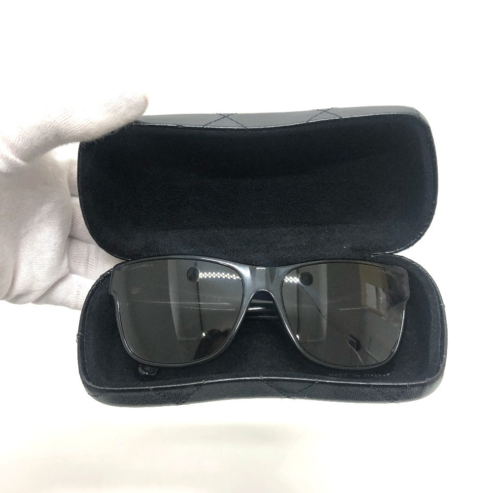 CHANEL 5386-A ロゴ CC ココマーク ロゴ めがね メガネ アイウェア 眼鏡 サングラス サングラス プラスチック レディース ブラック