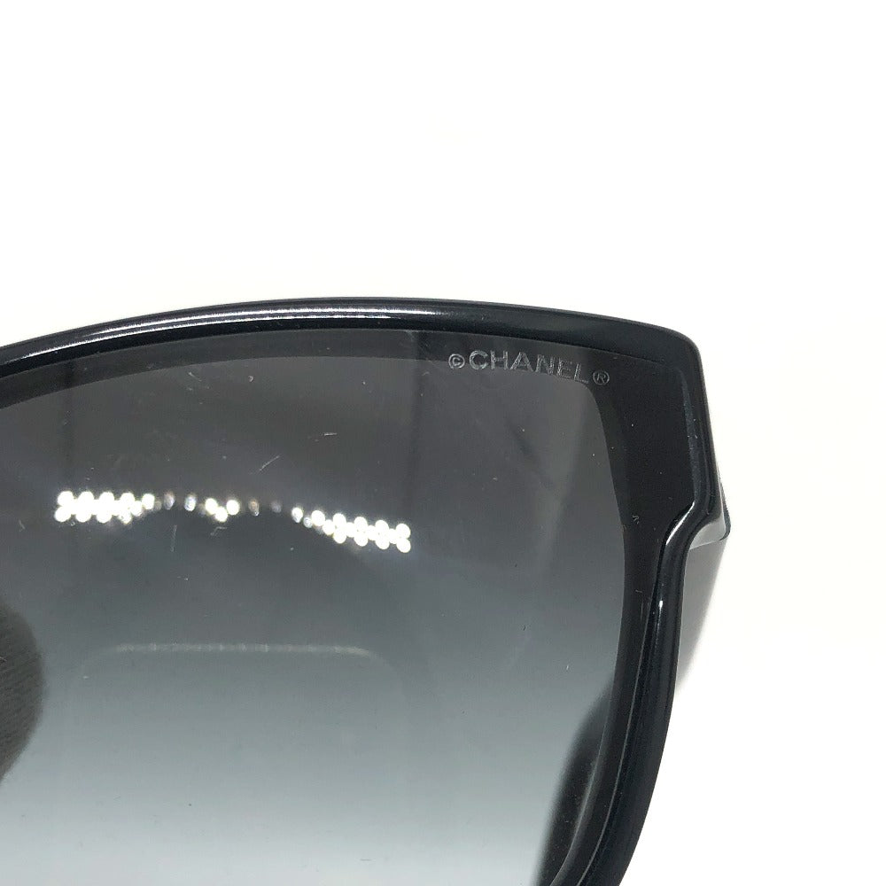 CHANEL 5386-A ロゴ CC ココマーク ロゴ めがね メガネ アイウェア 眼鏡 サングラス サングラス プラスチック レディース ブラック