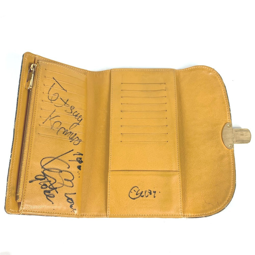 LOUIS VUITTON M95511 モノグラムデニム ポルト フォイユ アメリア ロングウォレット 3つ折り 長財布 モノグラムデニムキャンバス ブルー