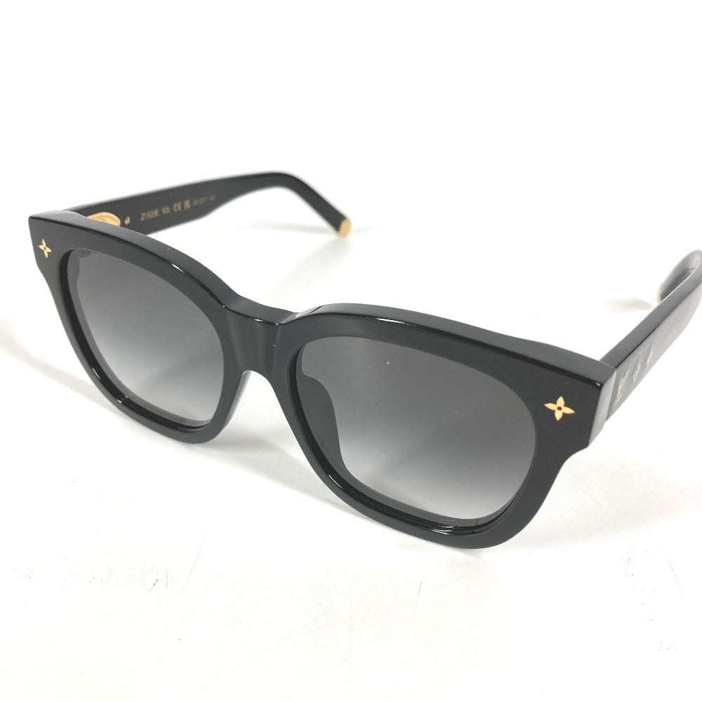 LOUIS VUITTON Z1523E Logo Sunglasses My Monogram Square Eyeglasses Eyewear Sunglasses Acetate Unisex Black