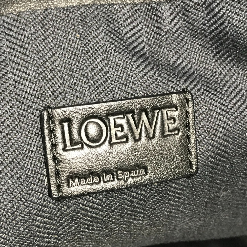 LOEWE Anagram Dragonfly Nest Print Backpack, Leather, Unisex, Black