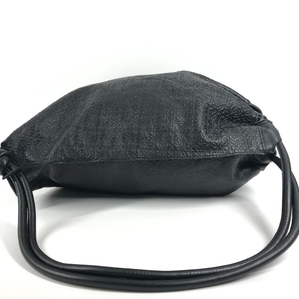 LOEWE Anagram Dragonfly Nest Print Backpack, Leather, Unisex, Black
