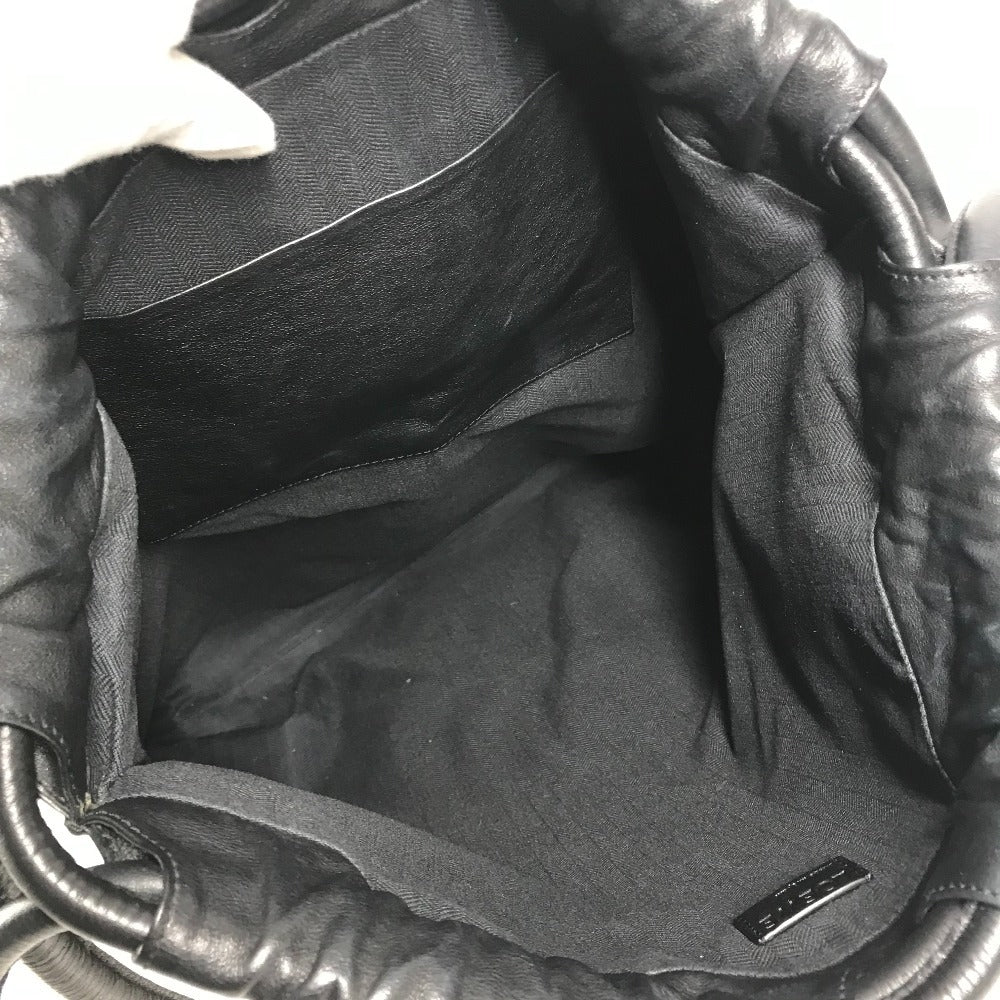 LOEWE Anagram Dragonfly Nest Print Backpack, Leather, Unisex, Black