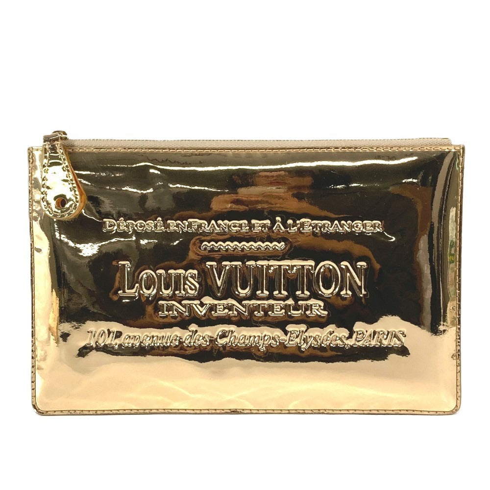 LOUIS VUITTON M95278 Monogram Miroir Pochette Plat Pouch Shoulder Bag Clutch Bag 2-Way Bag Handbag Leather Unisex Gold