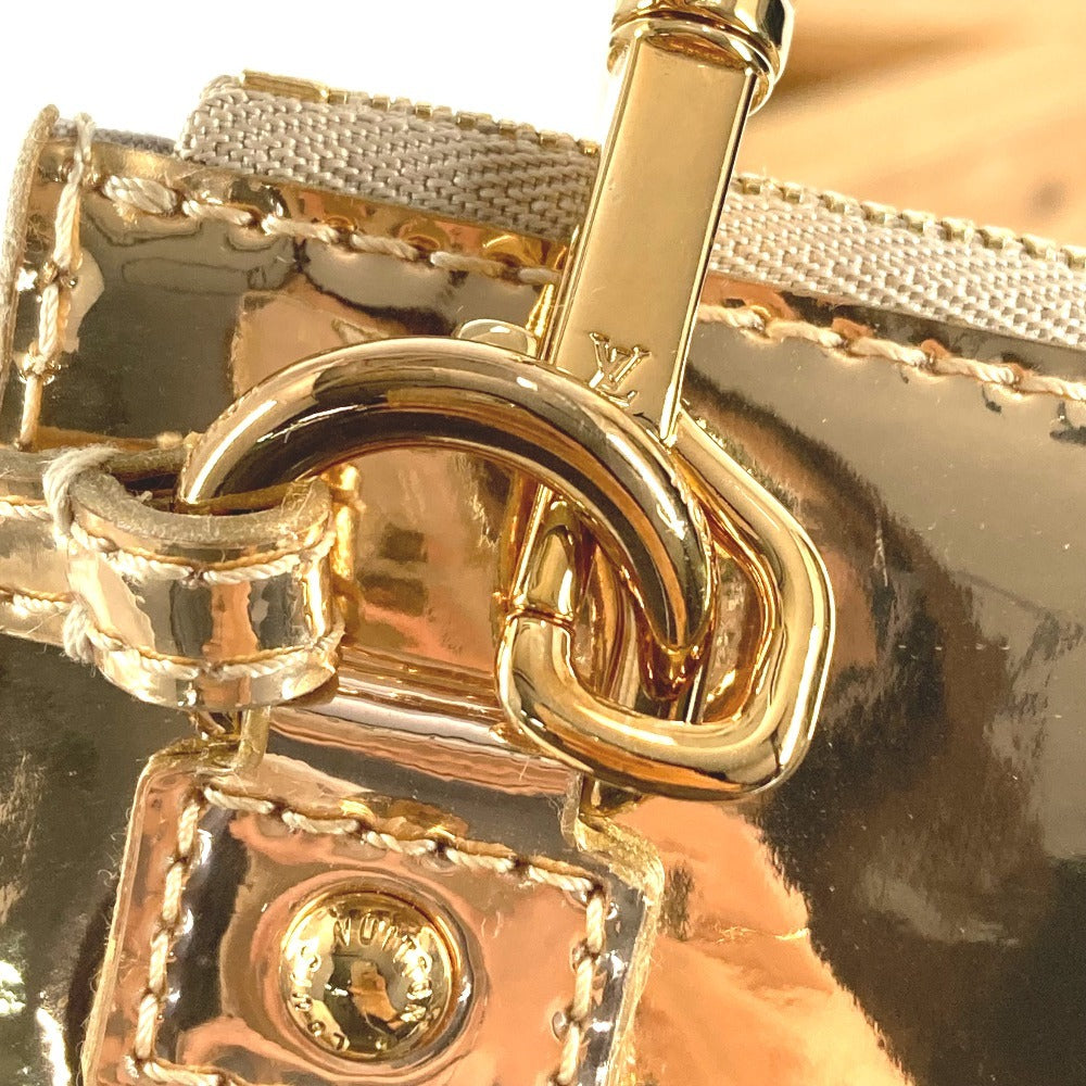 LOUIS VUITTON M95278 Monogram Miroir Pochette Plat Pouch Shoulder Bag Clutch Bag 2-Way Bag Handbag Leather Unisex Gold