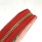 LOUIS VUITTON M93691 Monogram Vernis Rose Porte Monnaie Chapeau Wallet Coin Purse Round Zipper Coin Case Monogram Vernis Unisex Orange Sunset Orange