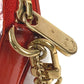 LOUIS VUITTON M93691 Monogram Vernis Rose Porte Monnaie Chapeau Wallet Coin Purse Round Zipper Coin Case Monogram Vernis Unisex Orange Sunset Orange