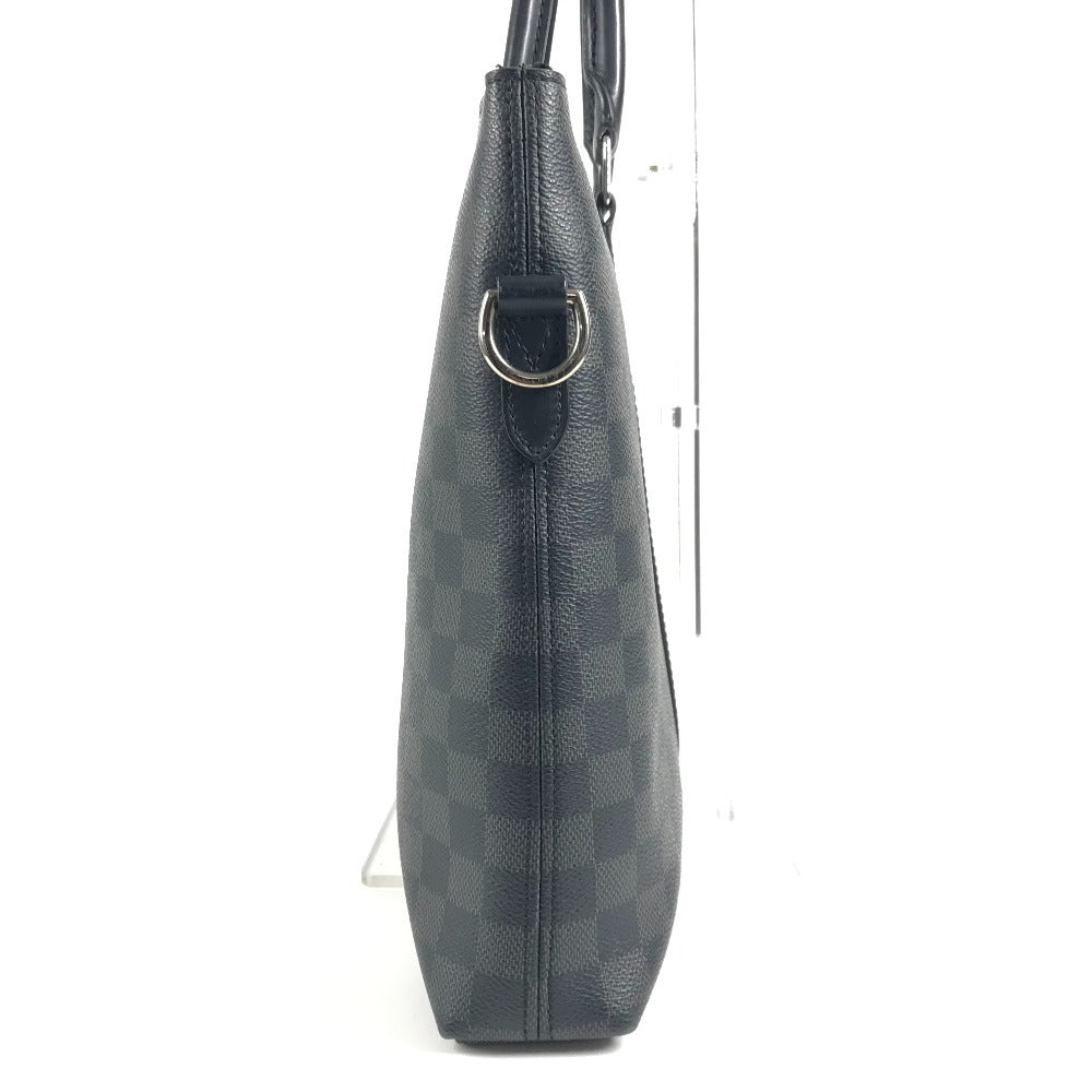 LOUIS VUITTON N40024 Damier Graphite Anton Briefcase Bag Tote Bag Document Bag Handbag Business Bag Damier Graphite Canvas Unisex Black
