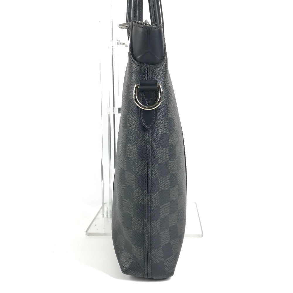 LOUIS VUITTON N40024 Damier Graphite Anton Briefcase Bag Tote Bag Document Bag Handbag Business Bag Damier Graphite Canvas Unisex Black