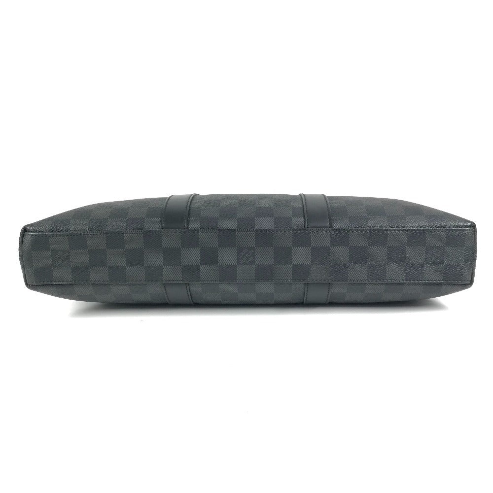 LOUIS VUITTON N40024 Damier Graphite Anton Briefcase Bag Tote Bag Document Bag Handbag Business Bag Damier Graphite Canvas Unisex Black