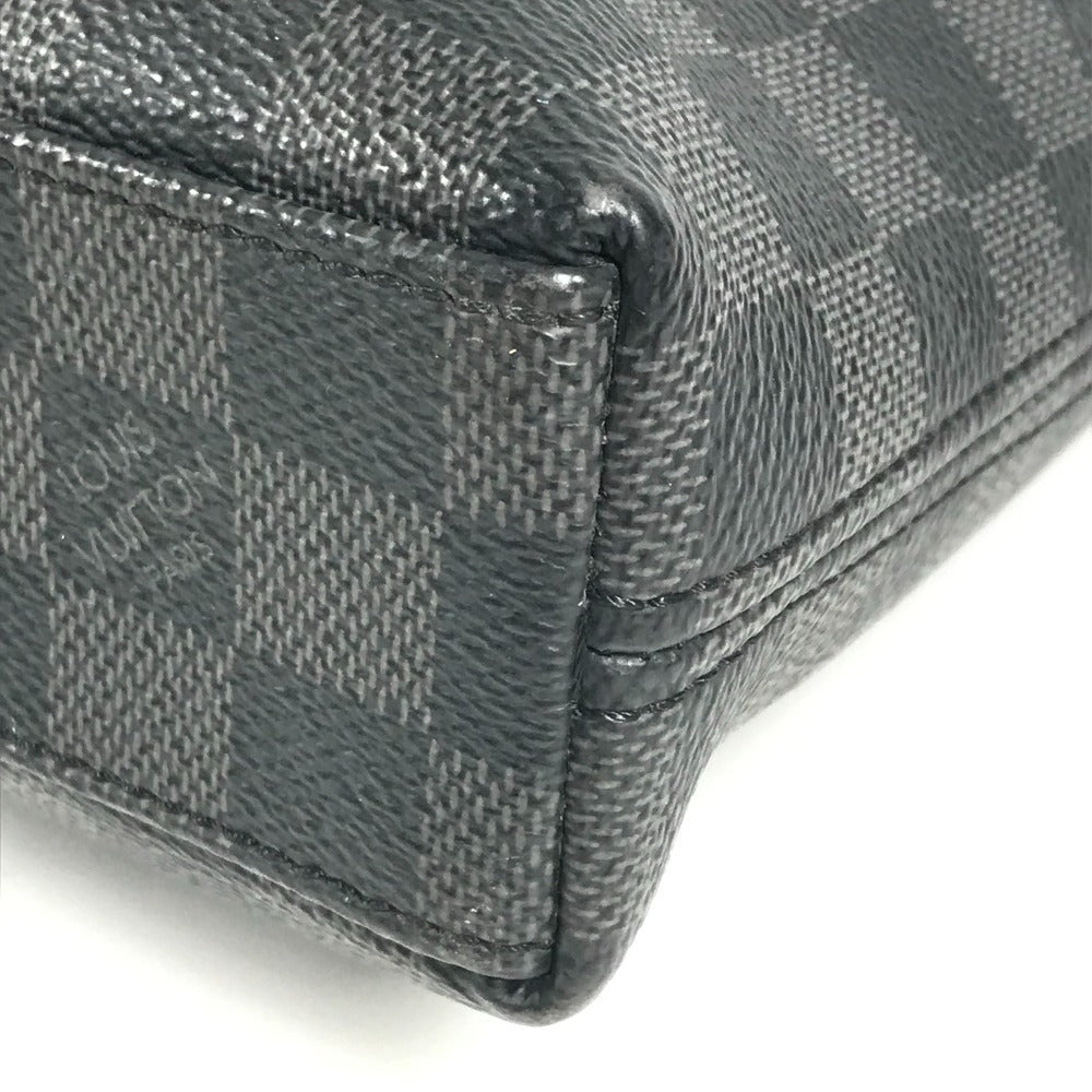 LOUIS VUITTON N40024 Damier Graphite Anton Briefcase Bag Tote Bag Document Bag Handbag Business Bag Damier Graphite Canvas Unisex Black