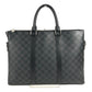 LOUIS VUITTON N40024 Damier Graphite Anton Briefcase Bag Tote Bag Document Bag Handbag Business Bag Damier Graphite Canvas Unisex Black