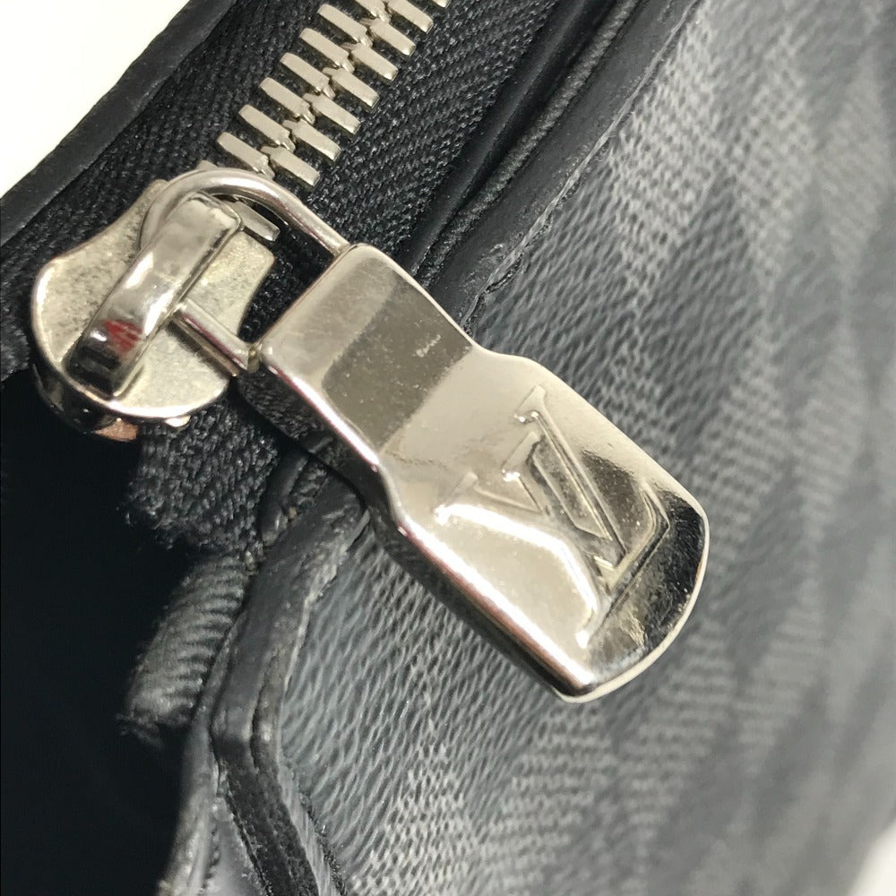 LOUIS VUITTON N40024 Damier Graphite Anton Briefcase Bag Tote Bag Document Bag Handbag Business Bag Damier Graphite Canvas Unisex Black